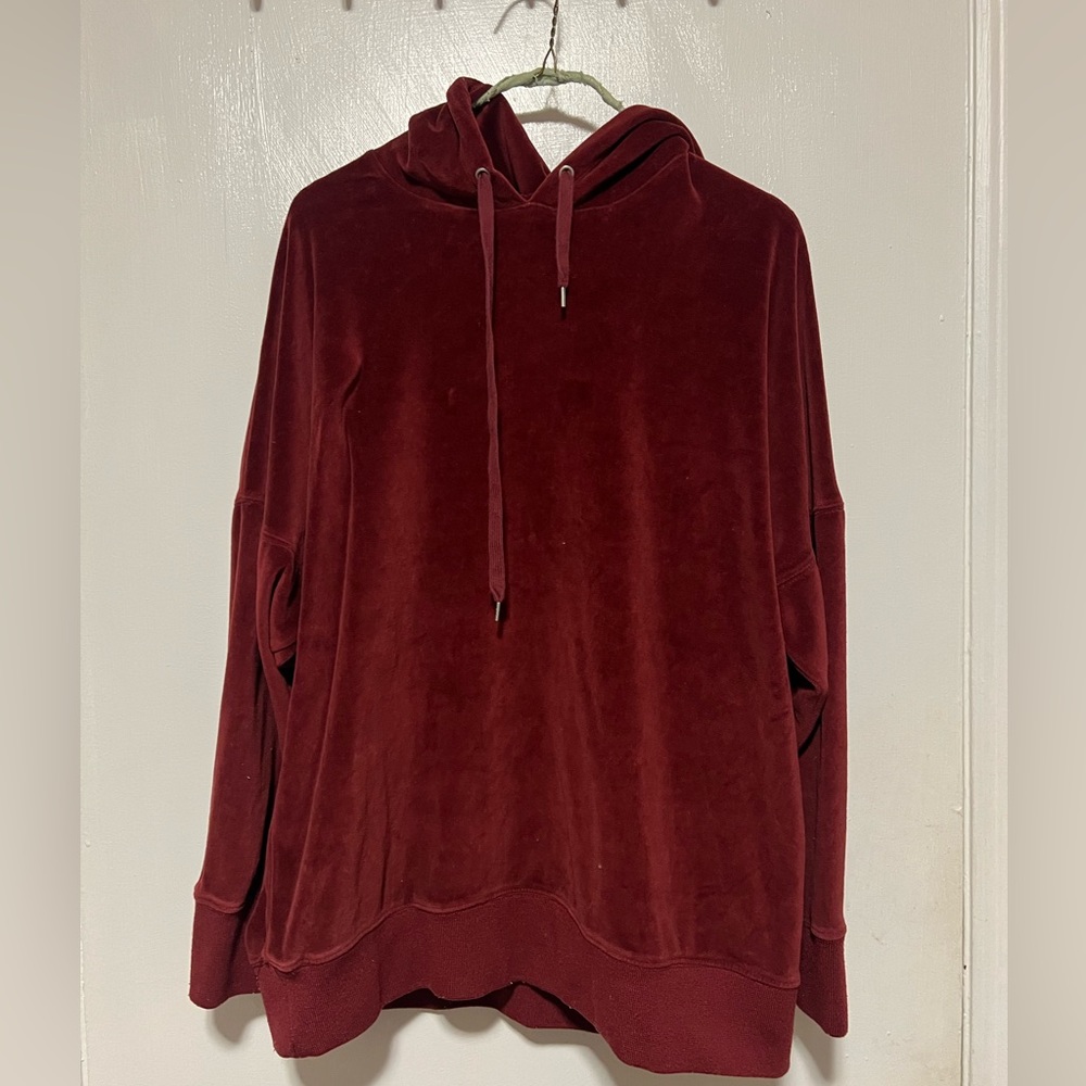 Red Velvet oversized hoodie